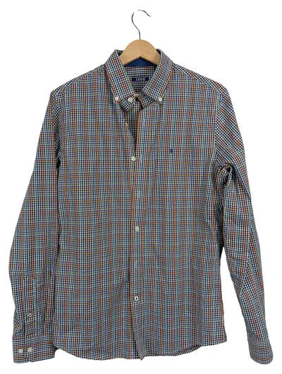 IZOD Herren Freizeithemd kariert Mehrfarbig Gr. 46/S Baumwolle Polyester