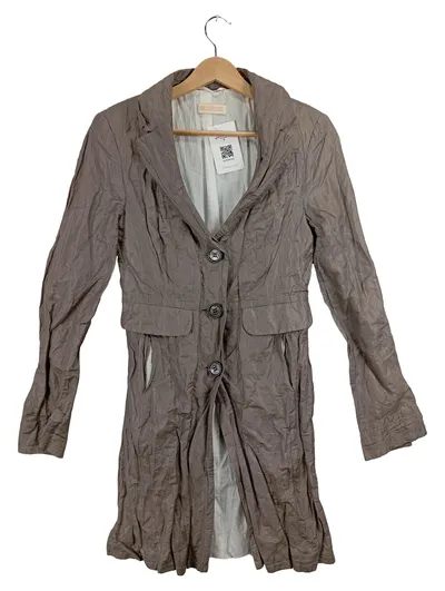 ST.EMILE Damen Trenchcoat Mantel Gr. 36 Grau Elegant Leicht