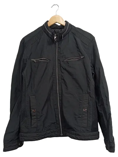 LCW Vision Herren Leichte Jacke Gr. 50/L Schwarz Sportlich Übergangsjacke