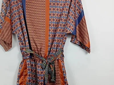 AMY GEE Damen Freizeitkleid Gr. 36;S Mehrfarbig Grafisch
