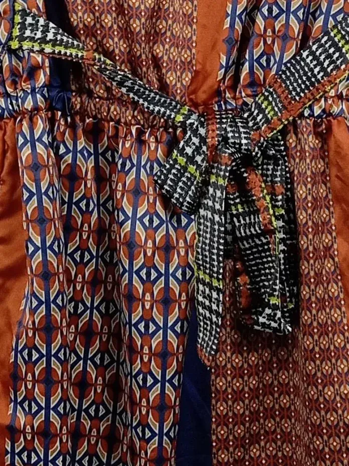 AMY GEE Damen Freizeitkleid Gr. 36;S Mehrfarbig Grafisch 5
