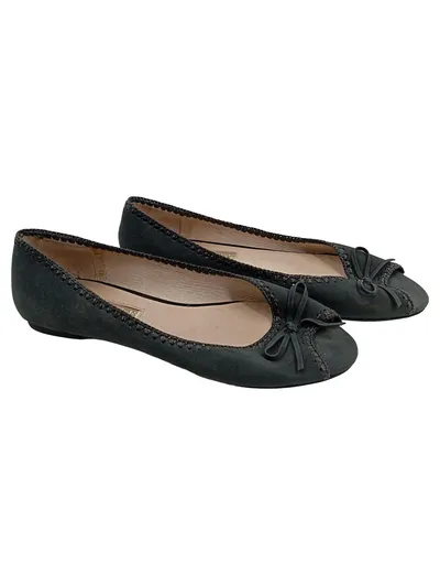 Buffalo London Damen Ballerinas Gr. 39 Schwarz Klassisch
