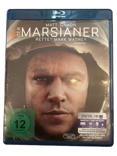 Der Marsianer Rettet Mark Watney Blu-Ray Matt Damon Science-Fiction