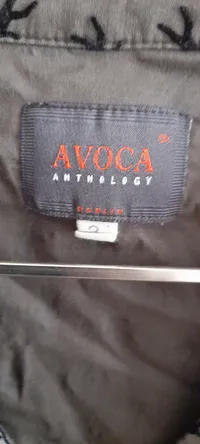 Avoca Damen Blusenkleid Gr. 38 Oliv mit Tiermuster Casual 7