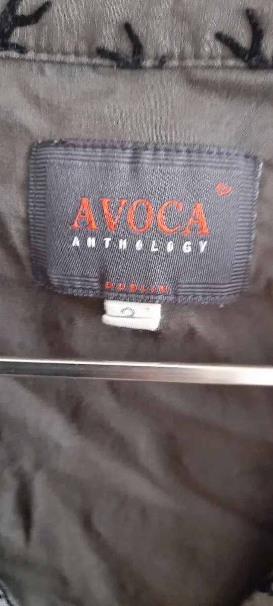Avoca Damen Blusenkleid Gr. 38 Oliv mit Tiermuster Casual 7