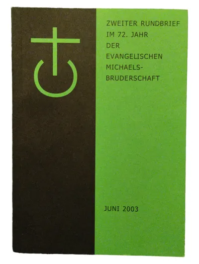Evangelische Michaelsbruderschaft Rundbrief 2 Juni 2003 Zeitschrift Theologie