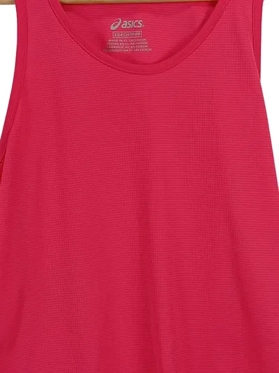 ASICS Damen Sport Tanktop Shirt Gr. XS/34 Pink Lauftop Fitness