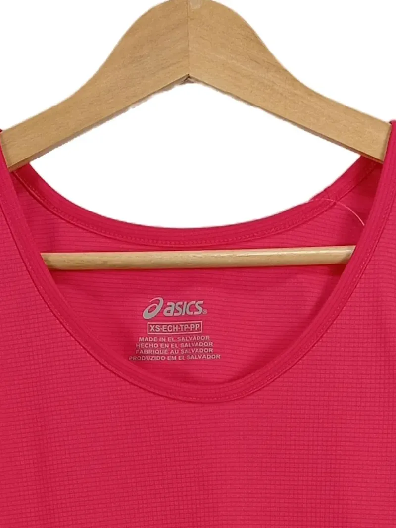 ASICS Damen Sport Tanktop Shirt Gr. XS/34 Pink Lauftop Fitness 4