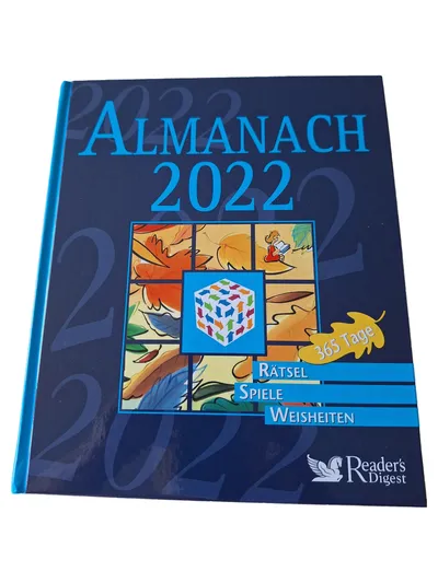 Reader's Digest Almanach 2022 Kalender Hardcover Rätsel Spiele