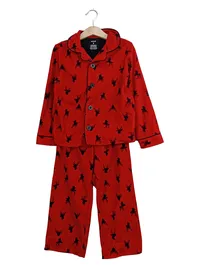 Carter's Kinder Schlafanzug Pyjama Rot Hirsch Weihnachten Gr. 110 5 Jahre 1