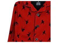 Carter's Kinder Schlafanzug Pyjama Rot Hirsch Weihnachten Gr. 110 5 Jahre 3