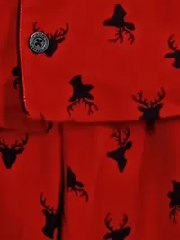 Carter's Kinder Schlafanzug Pyjama Rot Hirsch Weihnachten Gr. 110 5 Jahre 4