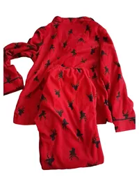 Carter's Kinder Schlafanzug Pyjama Rot Hirsch Weihnachten Gr. 110 5 Jahre 7