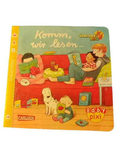 Carlsen Baby Pixi Komm wir lesen Babybuch Unkaputtbar ab 12 Monate