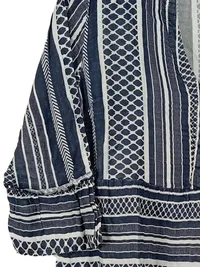 About You Damen Freizeitkleid Gr. 40/L Blau gemustert Casual 2