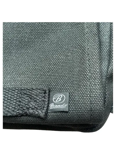 Brandit Canvas Umhängetasche Schwarz Messenger Bag Schultertasche Military Style