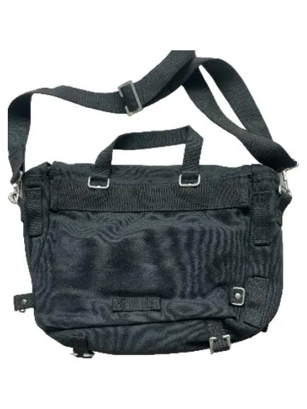 Brandit Canvas Umhängetasche Schwarz Messenger Bag Schultertasche Military Style 4