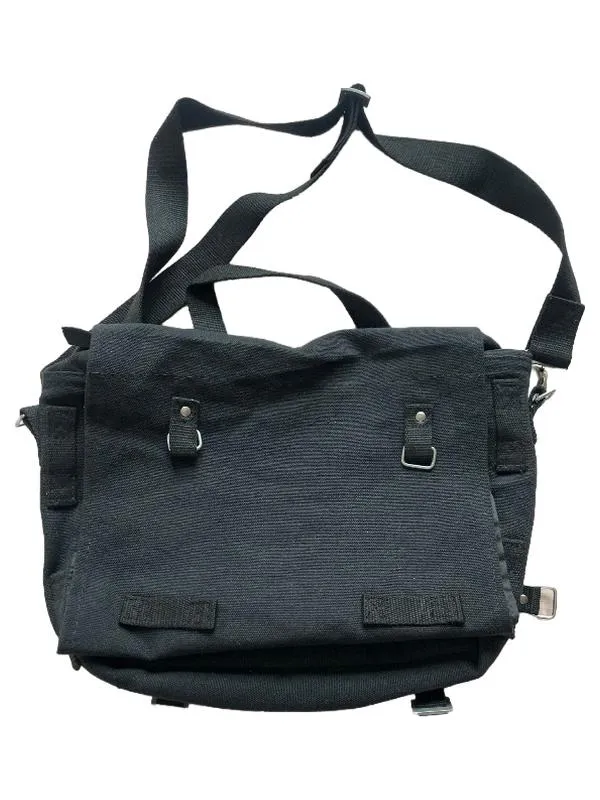 Brandit Canvas Umhängetasche Schwarz Messenger Bag Schultertasche Military Style 5