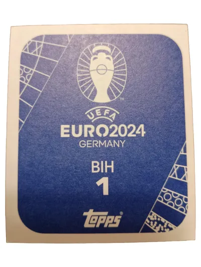Topps UEFA EURO 2024 Aufnäher Logo Bosnien Herzegowina BIH Sticker