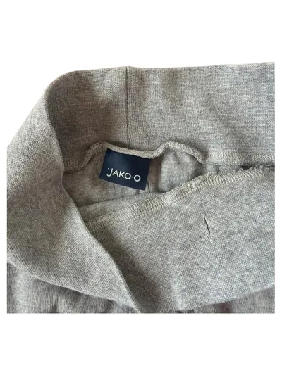 JAKO-O Jogginghose Kinder Gr. 104/110 Grau Baumwolle