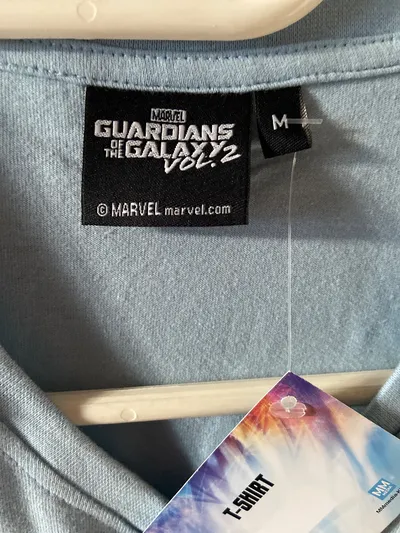 Marvel Guardians of the Galaxy Vol. 2 Herren T-Shirt V-Ausschnitt Gr. M Blau