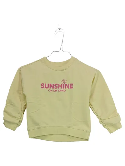 dopodopo Girls Sweatshirt Sunshine On My Mind Gr. 104 Gelb Rosa