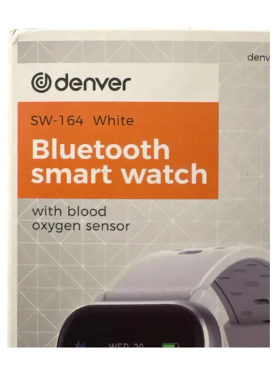 Denver SW-164 Bluetooth Smartwatch Weiß Blutsauerstoff Herzfrequenz IP68