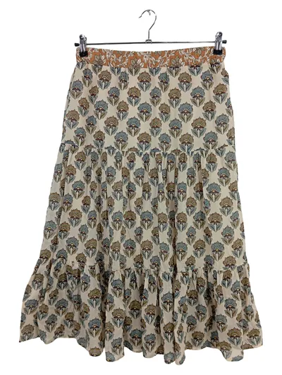 Geisha Damen Minirock Blumenmuster Gr. 38;M Bohemian Mehrfarbig