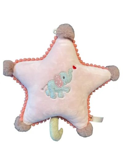 Die Spiegelburg Stern Elefant Baby Kuscheltier Plüschtier rosa 22cm
