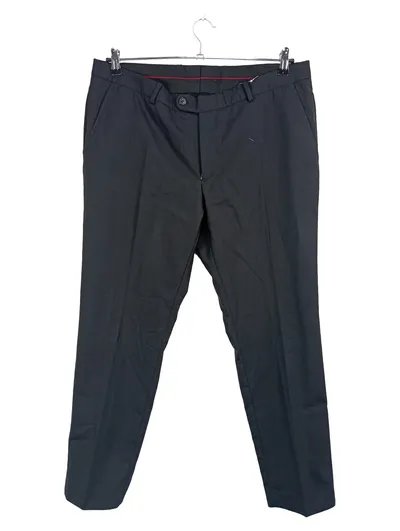 Benvenuto Black Label Herren Anzughose Schwarz Wolle Gr. 26 Business