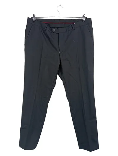 Benvenuto Black Label Herren Anzughose Schwarz Wolle Gr. 26 Business