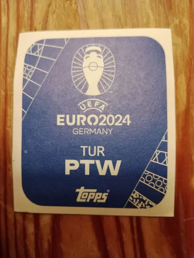 Topps UEFA EURO 2024 Aufnäher Logo Sportlich 6x5cm Türkei