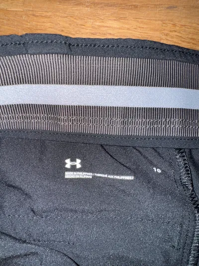 Under Armour Herren Stoffhose Sporthose Schwarz Größe 38 Polyester