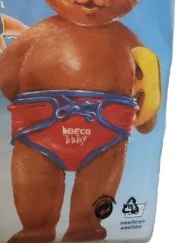 BECO Baby Aqua-Windel Schwimmwindel Gr. M 6-12 Monate Rot NEU