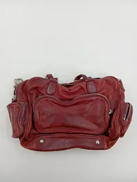 Liebeskind Berlin Ledertasche Henkeltasche Bordeaux Rot Damen 35x23cm 2