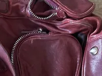 Liebeskind Berlin Ledertasche Henkeltasche Bordeaux Rot Damen 35x23cm 4