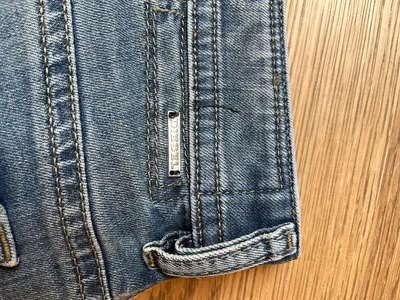 Diesel Herren Jeans Regular Fit Gr. 33 Blau Casual