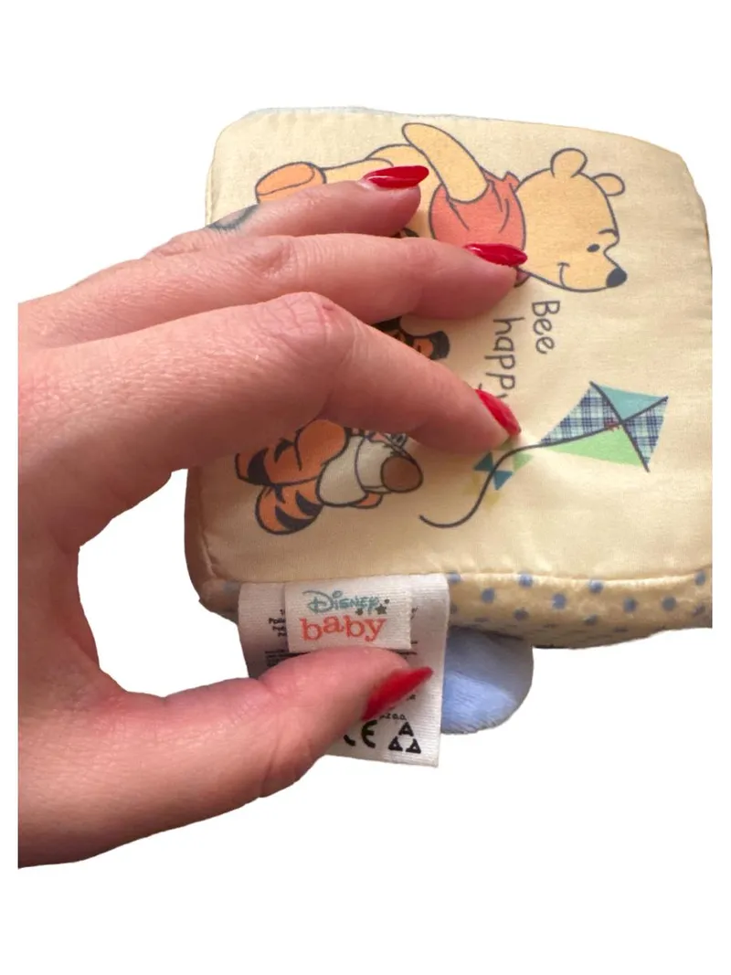 Disney Baby Stoffbuch Winnie Puuh Tigger Bee Happy Fühlbuch mit Clip 2