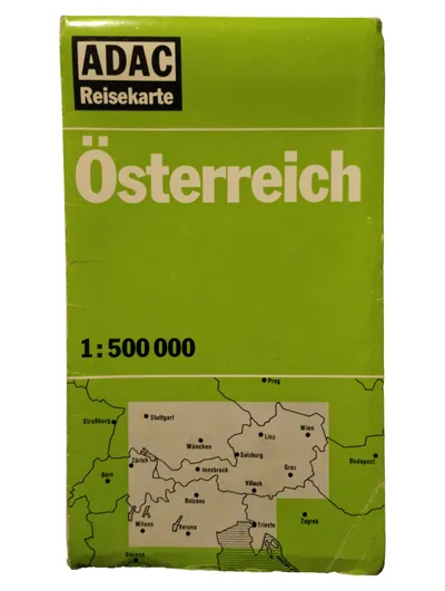 ADAC Straßenkarte Österreich 1:500.000 Reise Landkarte Auto Alpen