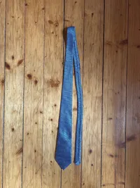 buthe Herren Krawatte Business Blau Geometrisch Polyester 9cm Breite 2