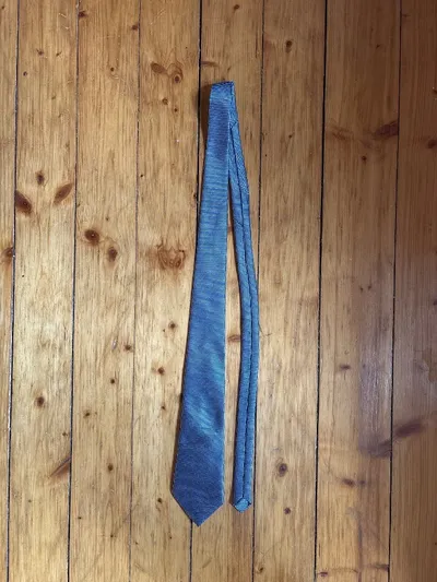 buthe Herren Krawatte Business Blau Geometrisch Polyester 9cm Breite