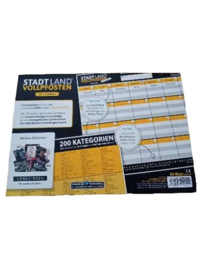 Stadt Land Vollpfosten Do it Yourself Denkriesen 200 Kategorien ab 9 Jahre