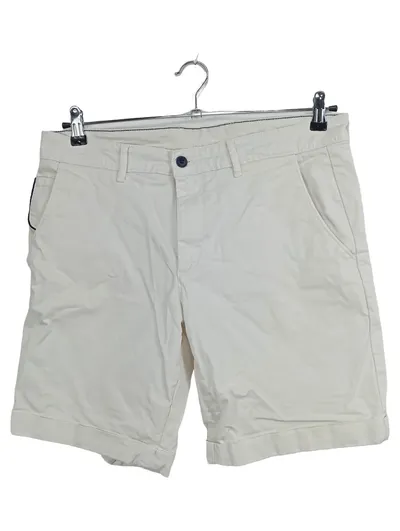 Zara Man Herren Shorts Gr. 42 Beige Casual Baumwolle
