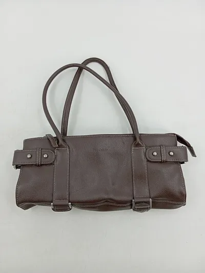 Pat Calvin Damen Henkeltasche Business Braun Lederoptik Handtasche