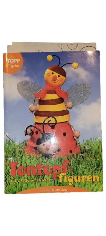 TOPP Deko Hobbybuch Tontopf-Figuren für Große und Kleine Bastelbuch