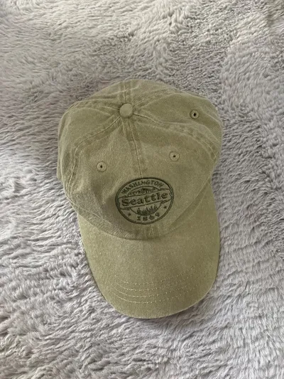 Port & Company Cap Herren Seattle Washington Oliv UNI Casual