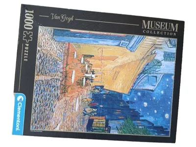 Clementoni Museum Collection Puzzle 1000 Teile Van Gogh Caféterrasse am Abend