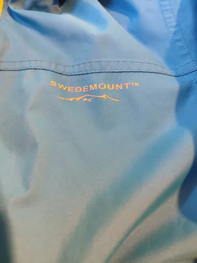 Swedemount Kinder Outdoorjacke Gr. 140 Blau Kapuze Polyester Frühling Sommer