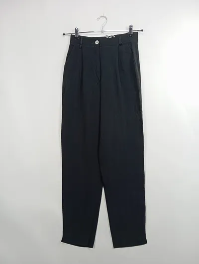 Betty Barclay Anzughose Damen Gr. 36 Schwarz Business Acetat Viskose