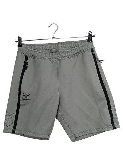 Hummel Sport Shorts Herren Grau Größe M Trainingshose Kurze Hose